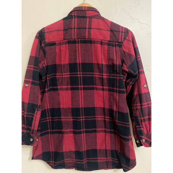 Five Brother Flannel Shirt Womens Large Red Buffalo - Picture 2 of 8